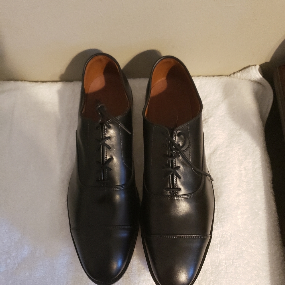 Allen Edmunds Mens Black Dress Shoe